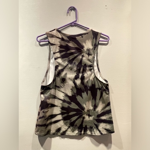 Ladies Medium No Boundaries “Choose To Be Kind” Tank • Camouflage Tye Dye Base - Picture 2 of 5